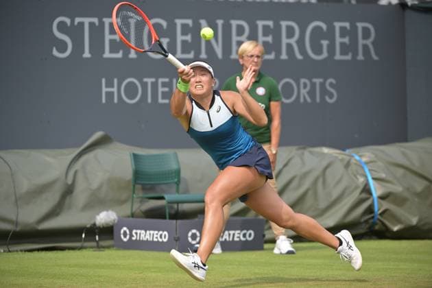 26 06 2023, xbrx, tennis bad homburg open wta 250, emspor, v l liu, claire usa plays the ball bad homburg