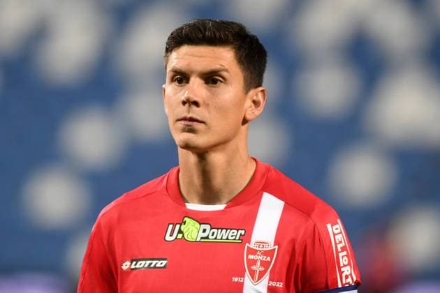 MATTEO PESSINA, Serie A 2022-23, Sassuolo-Monza 1-2, primo piano, head shot SERIE A 2022-23 SASSUOLO-MONZA 1-2