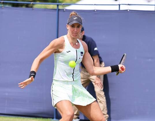 TENNIS - WTA, Tennis Damen Rothesay Open 2023 EASTBOURNE,ENGLAND,27.JUN.23 - TENNIS - WTA Tour, Rothesay Open. Image shows Beatriz Haddad Maia (BRA).  GEPAxpictures xAlanxGrieves