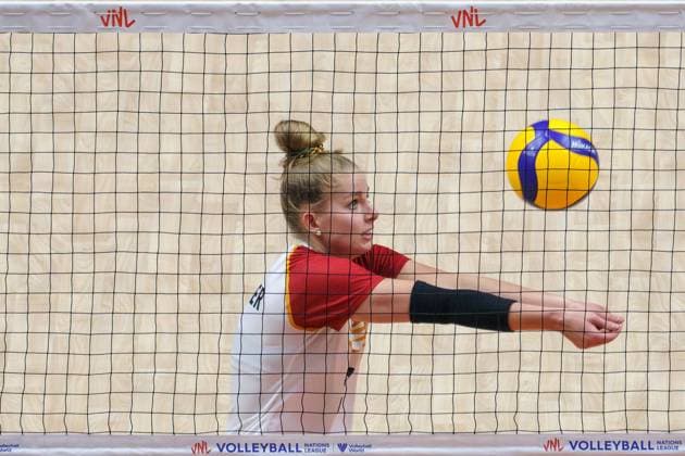 Georg Grozer and Pia Kästner are Volleyball Player of the Year 2023, archive images