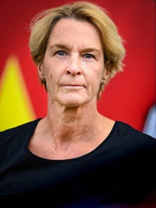 Soccer I Women I Season 2022 2023 I International Match I Germany Vietnam I 24 06 2023 Martina Voss Tecklenburg coach Germany during the opening ceremony of the international match free plate, close-up, portrait, single photo, single image, body Offenbach Stadion am Bieberer Berg Hesse Germany Copyright: xLobeca InesxHähnelx