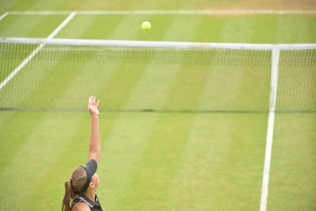 28 06 2023, xbrx, tennis bad homburg open wta 250, emspor, v l rodina, evgeniya, plays the ball, focused, concentrated bad homburg