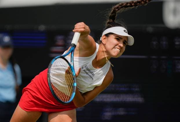 Mandatory Credit: Photo by Dave Shopland Shutterstock (13984799bm) Columbia s Camila Osorio Rothesay International Eastbourne, Tennis, Day Three, Devonshire Park, Eastbourne, UK - 28 Jun 2023 Rothesay International Eastbourne, Tennis, Day Three, Devonshire Park, Eastbourne, UK - 28 Jun 2023 Copyright: xDavexShopland Shutterstockx 13984799bm