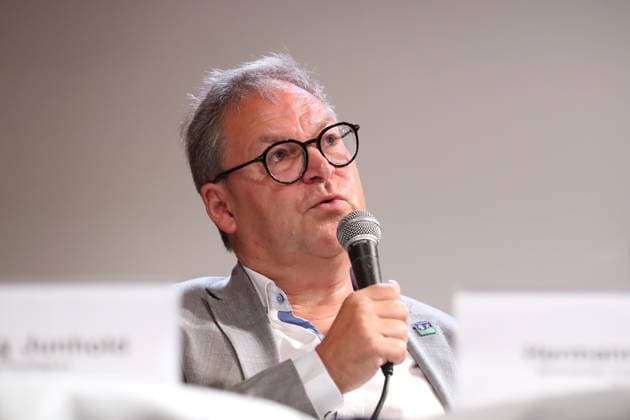 Tourism Breakfast EURO 2024, Venue Leipzig, 28 06 2023 Hermann Winkler President Saxon Football Association SFV, President Northeast German Football Association NOFV, Vice President DFB at the 222 Tourism Breakfast on 28 06 2023 in the Moritzbastei Leipzig on the topic Kick-off EURO 2024 Where is the venue Leipzig a year before the European Football Championship Copyright: xBEAUTIFULxSPORTS JanxKaeferx