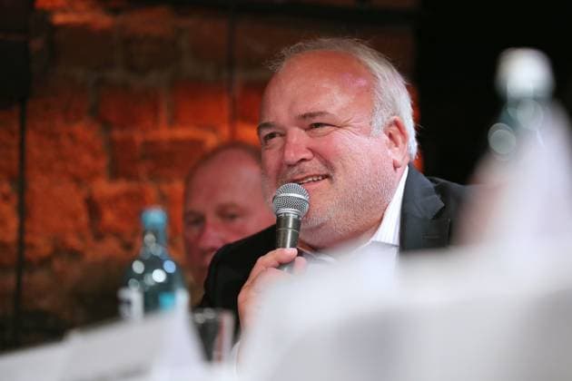 Tourism Breakfast EURO 2024, Venue Leipzig, 28 06 2023 Prof Dr Joerg Junhold Director ZOO Leipzig, Ambassador for Sustainability at the 222 Tourism Breakfast on 28 06 2023 in the Moritzbastei Leipzig on the topic Kick-off EURO 2024 Where does the venue Leipzig stand one year before the European Football Championship? Copyright: xBEAUTIFULxSPORTS JanxKaeferx