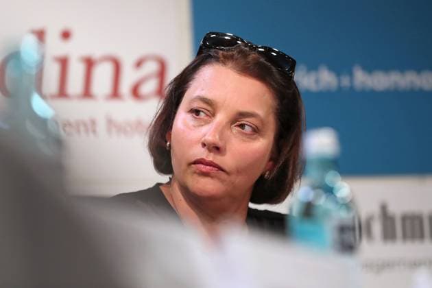 Tourism breakfast EURO 2024, Leipzig venue, 28 06 2023 Katharina Baum Olympia Sport Leipzig GmbH, authorized signatory at the 222 Tourism breakfast on 28 06 2023 in the Moritzbastei Leipzig on the subject of kick-off EURO 2024 Where does the venue Leipzig stand one year before the football EM Copyright: xBEAUTIFULxSPORTS JanxKaeferx