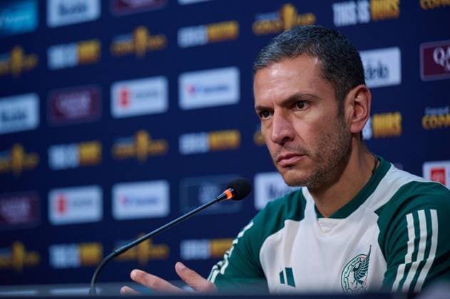 RECORD DATE NOT STATED 2023 CONCACAF Mexico press conference, PK, Pressekonferenz Jaime Lozano head coach during the press conference of Mexico (Mexican national team, Nationalteam prior to the start of the CONCACAF Gold Cup 2023 against Haiti in Group B, at State Farm Stadium, on June 28, 2023. <br><br> Jaime Lozano Director Tecnico durante la conferencia de prensa de Mexico (Seleccion Nacional Mexicana) previo al inicio de la Copa Oro de la CONCACAF 2023 contra Haiti en el Grupo B, en el Estadio State Farm, el 28 de Junio de 2023. PHOENIX ARIZONA ESTADOS UNIDOS  Copyright: xCristianxdexMarchenax 20230628194603_CGC_23_GB_MEX_PRESS_LOZANO28