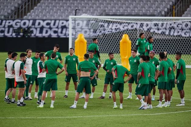 Football, CONCACAF Gold Cup, Mexico National Team Training and Press Conference