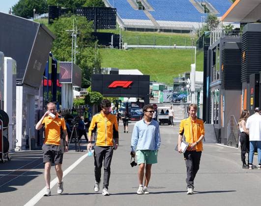Formula 1 Rolex Austrian Grand Prix 2023 29 06 2023, Red Bull Ring , Spielberg, Formula 1 Rolex Austrian Grand Prix 2023 , in picture Lando Norris GBR , McLaren F1 Team nordphotoxGmbHx xBratic nph00250
