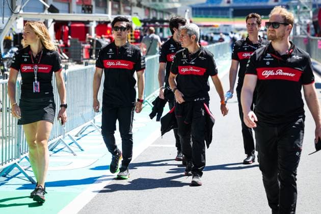 ZHOU Guanyu (chi), Alfa Romeo F1 Team Stake C43, PUJOLAR Xevi (spa), Head of Trackside Engineering F1 of Alfa Romeo F1 Team Stake, portrait during the 2023 Formula 1 Rolex Grosser Preis von Osterreich, 2023 Austrian Grand Prix, 9th round of the 2023 Formula One World Championship, WM, Weltmeisterschaft from June 30 to July 2, 2023 on the Red Bull Ring, in Spielberg, Austria - F1 - AUSTRIAN GRAND PRIX 2023 DPPI Panoramic  00123022_GOOD0126 