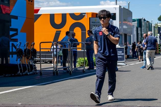 SPIELBERG, AUSTRIA: Yuki Tsunoda, racing for the AlphaTauri team during the 2023 Formula 1 Austrian Grand Prix at the Red Bull Ring in Spielberg, Austria