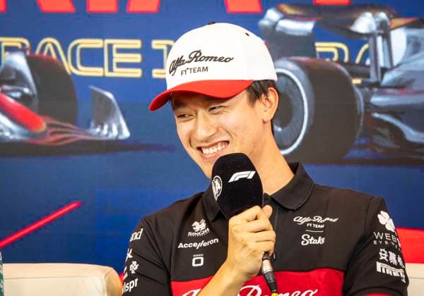 FORMULA 1 - GP of Austria 2023 SPIELBERG,AUSTRIA,29.JUN.23 - MOTORSPORTS, FORMULA 1 - Grand Prix of Austria, Red Bull Ring, preview. Image shows Zhou Guanyu (CHN Alfa Romeo).  GEPAxpictures xWolfgangxJannach