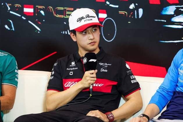 ZHOU Guanyu (chi), Alfa Romeo F1 Team Stake C43, portrait during the 2023 Formula 1 Rolex Grosser Preis von Osterreich, 2023 Austrian Grand Prix, 9th round of the 2023 Formula One World Championship, WM, Weltmeisterschaft from June 30 to July 2, 2023 on the Red Bull Ring, in Spielberg, Austria - F1 - AUSTRIAN GRAND PRIX 2023 DPPI Panoramic  00123022_GOOD0453 