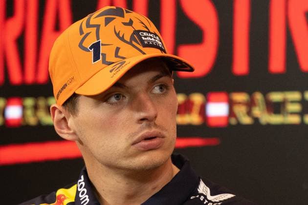 FORMULA 1 - GP of Austria 2023 SPIELBERG,AUSTRIA,29.JUN.23 - MOTORSPORTS, FORMULA 1 - Grand Prix of Austria, Red Bull Ring, press conference, PK, Pressekonferenz Image shows Max Verstappen (NED Red Bull Racing).  GEPAxpictures xMatthiasxTrinkl