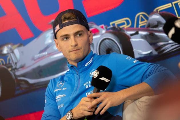 FORMULA 1 - GP of Austria 2023 SPIELBERG,AUSTRIA,29.JUN.23 - MOTORSPORTS, FORMULA 1 - Grand Prix of Austria, Red Bull Ring, press conference, PK, Pressekonferenz Image shows Logan Sargent (USA Williams).  GEPAxpictures xMatthiasxTrinkl