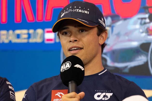 FORMULA 1 - GP of Austria 2023 SPIELBERG,AUSTRIA,29.JUN.23 - MOTORSPORTS, FORMULA 1 - Grand Prix of Austria, Red Bull Ring, press conference, PK, Pressekonferenz Image shows Nyck de Vries (NED AlphaTauri).  GEPAxpictures xMatthiasxTrinkl