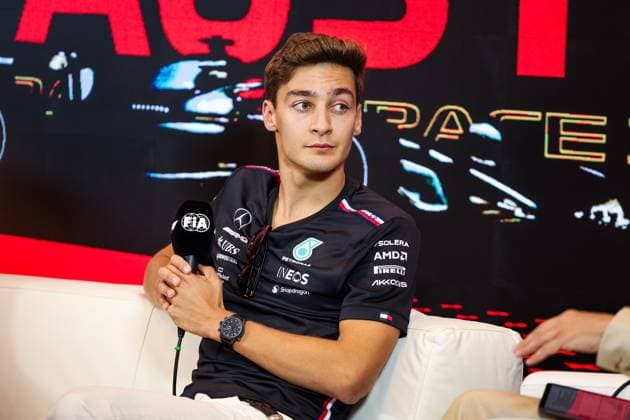 RUSSELL George (gbr), Mercedes AMG F1 Team W14, portrait during the 2023 Formula 1 Rolex Grosser Preis von Osterreich, 2023 Austrian Grand Prix, 9th round of the 2023 Formula One World Championship, WM, Weltmeisterschaft from June 30 to July 2, 2023 on the Red Bull Ring, in Spielberg, Austria - F1 - AUSTRIAN GRAND PRIX 2023 DPPI Panoramic  00123022_GOOD0687 