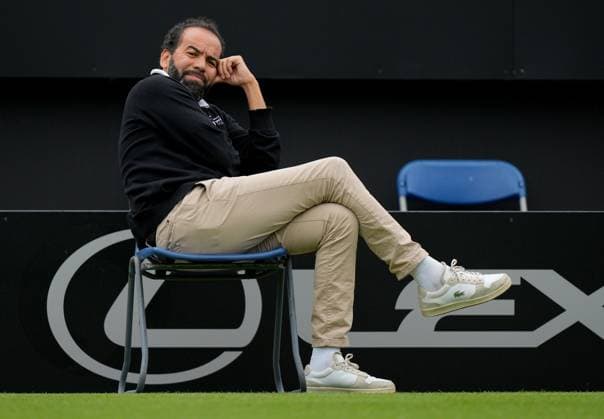 Mandatory Credit: Photo by Dave Shopland Shutterstock (13984800am) Top Tennis Umpire Kader Nouni Rothesay International Eastbourne, Tennis, Day Four, Devonshire Park, Eastbourne, UK - 29 Jun 2023 Rothesay International Eastbourne, Tennis, Day Four, Devonshire Park, Eastbourne, UK - 29 Jun 2023 Copyright: xDavexShopland Shutterstockx 13984800am