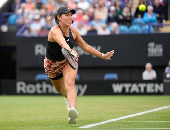 Mandatory Credit: Photo by Dave Shopland Shutterstock (13984800bu) USA s Jessica Pegula during her quarter Final Defeat Rothesay International Eastbourne, Tennis, Day Four, Devonshire Park, Eastbourne, UK - 29 Jun 2023 Rothesay International Eastbourne, Tennis, Day Four, Devonshire Park, Eastbourne, UK - 29 Jun 2023 Copyright: xDavexShopland Shutterstockx 13984800bu