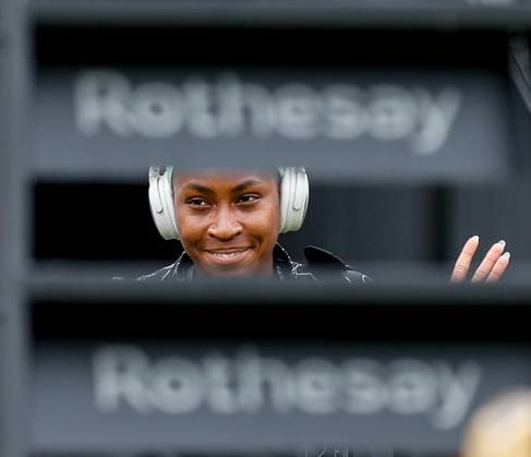 Rothesay International Eastbourne Day Six Coco Gauff during the Womens Quarter Final of the Rothesay International Eastbourne Day Six at Devonshire Park Tennis, Eastbourne Copyright: xDarrenxWoolleyx FIL-18660-0027 UK Newspapers OUT
