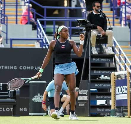 Rothesay International Eastbourne Day Six Coco Gauff during the Womens Quarter Final of the Rothesay International Eastbourne Day Six at Devonshire Park Tennis, Eastbourne Copyright: xDarrenxWoolleyx FIL-18660-0059 UK Newspapers OUT