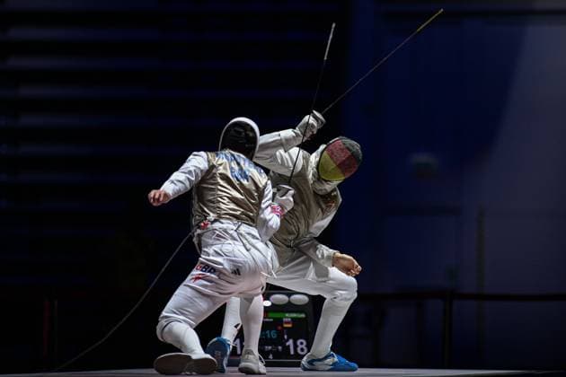 Sport Themen der Woche KW26 Bilder des Jahres 2023, Sport 06 Juni Sport Bilder des Tages KRAKOW 29.06.2023 IGRZYSKA EUROPEJSKIE 2023 SZERMIERKA Europaspiele 2023 - FENCING NZ KLEIN Luis FOT TOMASZ DZIERWA 400mm.pl NEWSPIX.PL --- Newspix.pl  DT20230629_005_DSC_3019