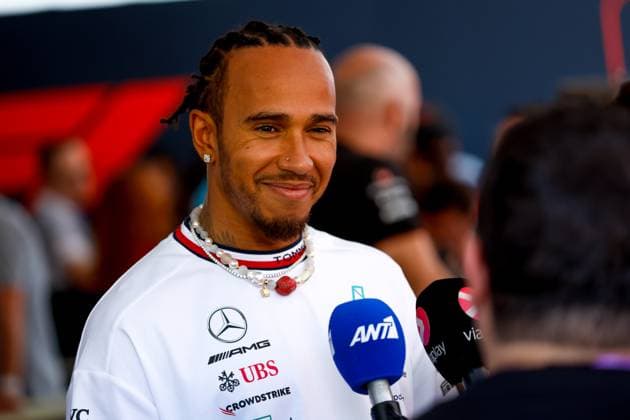HAMILTON Lewis (gbr), Mercedes AMG F1 Team W14, portrait during the 2023 Formula 1 Rolex Grosser Preis von Osterreich, 2023 Austrian Grand Prix, 9th round of the 2023 Formula One World Championship, WM, Weltmeisterschaft from June 30 to July 2, 2023 on the Red Bull Ring, in Spielberg, Austria - F1 - AUSTRIAN GRAND PRIX 2023 DPPI Panoramic  F12023GP10AUT_JK068041 