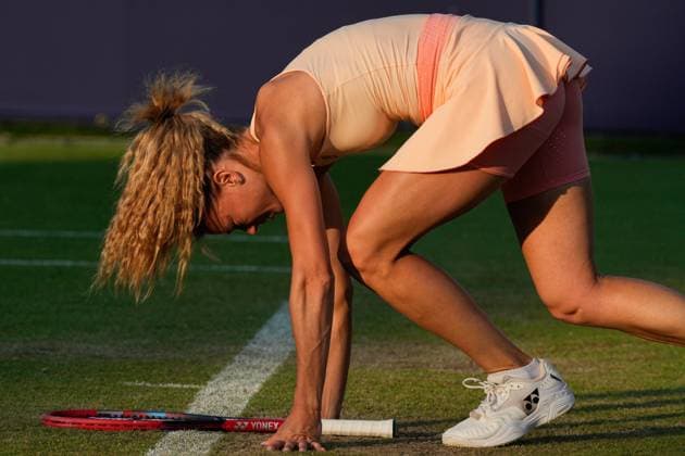Mandatory Credit: Photo by Dave Shopland Shutterstock (13984800dx) Italy s Camila Giorgi plays her quarter final in the late evening sunshine Rothesay International Eastbourne, Tennis, Day Four, Devonshire Park, Eastbourne, UK - 29 Jun 2023 Rothesay International Eastbourne, Tennis, Day Four, Devonshire Park, Eastbourne, UK - 29 Jun 2023 Copyright: xDavexShopland Shutterstockx 13984800dx