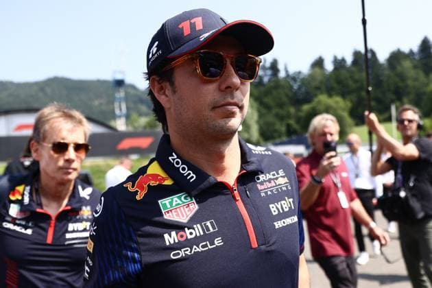 F1 Austrian Grand Prix 2023 Practice Sergio Perez of Red Bull Racing before practice ahead of the Formula 1 Austrian Grand Prix at Red Bull Ring in Spielberg, Austria on June 30, 2023. Spielberg Austria  Copyright: xJakubxPorzyckix originalFilename:porzycki-f1austri230630_npMSK.jpg