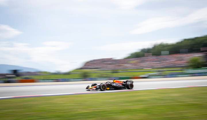 FORMULA 1 - GP of Austria 2023 SPIELBERG,AUSTRIA,30.JUN.23 - MOTORSPORTS, FORMULA 1 - Grand Prix of Austria, Red Bull Ring, practice and qualifying. Image shows Max Verstappen (NED Red Bull Racing).  GEPAxpictures xWolfgangxJannach