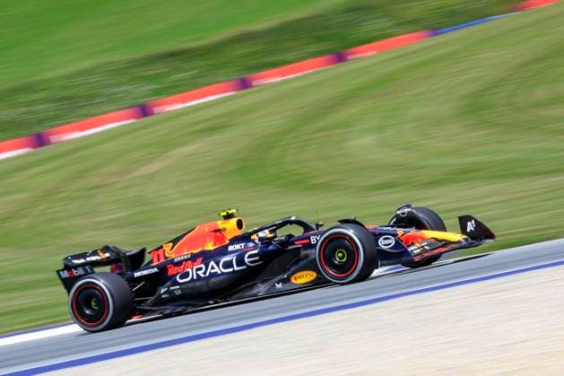 FORMULA 1 - GP of Austria 2023 SPIELBERG,AUSTRIA,30.JUN.23 - MOTORSPORTS, FORMULA 1 - Grand Prix of Austria, Red Bull Ring, practice and qualifying. Image shows Sergio Perez (MEX Red Bull Racing).  GEPAxpictures xMarioxBuehner