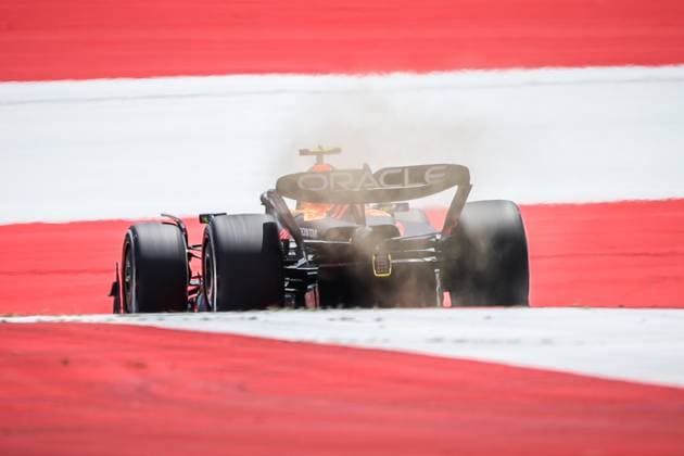 FORMULA 1 - GP of Austria 2023 SPIELBERG,AUSTRIA,30.JUN.23 - MOTORSPORTS, FORMULA 1 - Grand Prix of Austria, Red Bull Ring, practice and qualifying. Image shows Sergio Perez (MEX Red Bull Racing).  GEPAxpictures xManfredxBinder