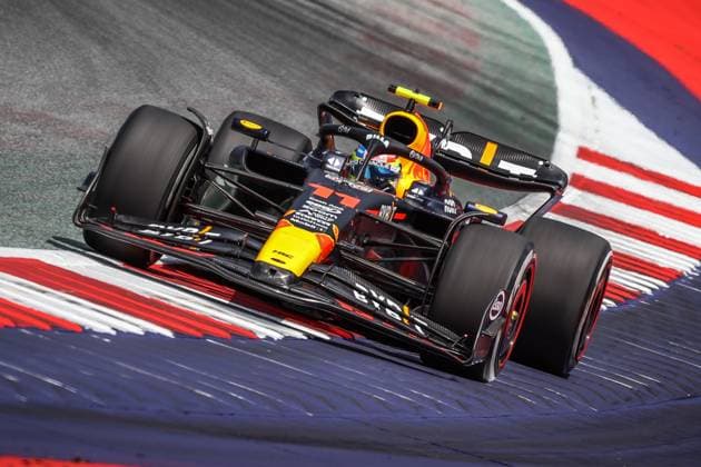 FORMULA 1 - GP of Austria 2023 SPIELBERG,AUSTRIA,30.JUN.23 - MOTORSPORTS, FORMULA 1 - Grand Prix of Austria, Red Bull Ring, practice and qualifying. Image shows Sergio Perez (MEX Red Bull Racing).  GEPAxpictures xManfredxBinder