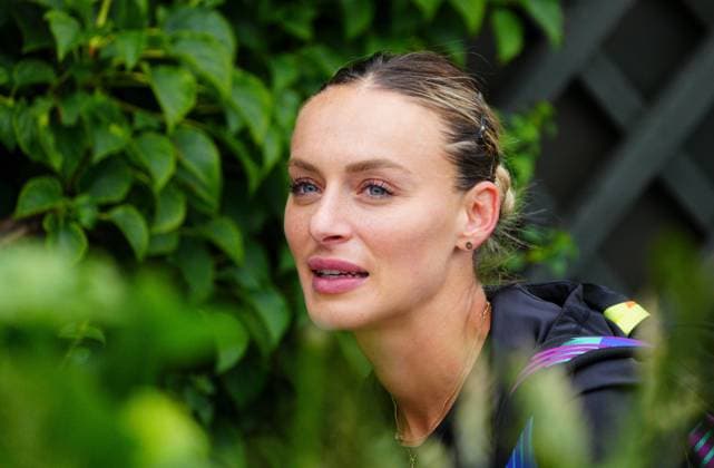 Mandatory Credit: Photo by Javier Garcia Shutterstock (13987396ay) Ana Bogdan Wimbledon Tennis Championship Practice and Previews, The All England Lawn Tennis and Croquet Club, London, UK - 30 Jun 2023 Wimbledon Tennis Championship Practice and Previews, The All England Lawn Tennis and Croquet Club, London, UK - 30 Jun 2023  Copyright: xJavierxGarcia Shutterstockx 13987396ay