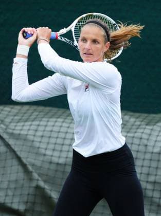 Mandatory Credit: Photo by Javier Garcia Shutterstock (13987396bk) Karolina Pliskova Wimbledon Tennis Championship Practice and Previews, The All England Lawn Tennis and Croquet Club, London, UK - 30 Jun 2023 Wimbledon Tennis Championship Practice and Previews, The All England Lawn Tennis and Croquet Club, London, UK - 30 Jun 2023  Copyright: xJavierxGarcia Shutterstockx 13987396bk