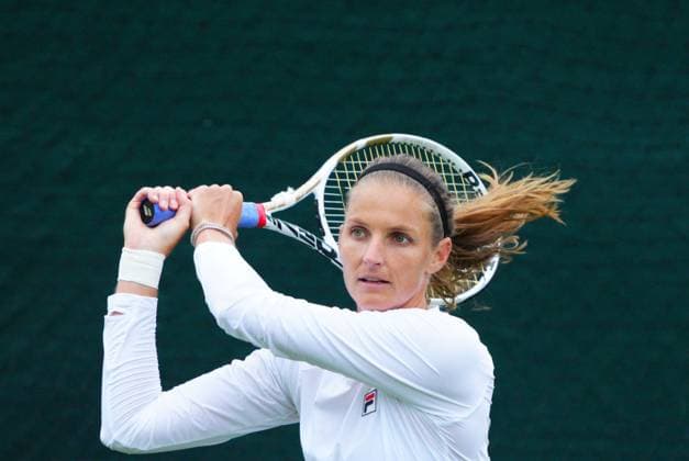 Mandatory Credit: Photo by Javier Garcia Shutterstock (13987396bj) Karolina Pliskova Wimbledon Tennis Championship Practice and Previews, The All England Lawn Tennis and Croquet Club, London, UK - 30 Jun 2023 Wimbledon Tennis Championship Practice and Previews, The All England Lawn Tennis and Croquet Club, London, UK - 30 Jun 2023  Copyright: xJavierxGarcia Shutterstockx 13987396bj