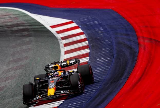 SPIELBERG - Max Verstappen (Red Bull Racing) during qualifying ahead of the Austrian Grand Prix at the Red Bull Ring on June 30, 2023 in Spielberg, Austria. ANP SEM VAN DER WAL F1 Grand Prix of Austria - Qualifying 2023 xVIxANPxSportx xxANPxIVx 472792645 originalFilename: 472792645.jpg