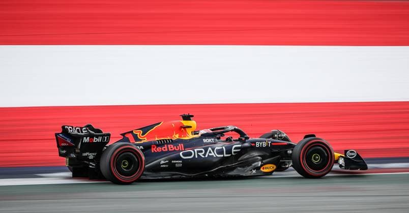 FORMULA 1 - GP of Austria 2023 SPIELBERG,AUSTRIA,30.JUN.23 - MOTORSPORTS, FORMULA 1 - Grand Prix of Austria, Red Bull Ring, practice and qualifying. Image shows Max Verstappen (NED Red Bull Racing).  GEPAxpictures xManfredxBinder