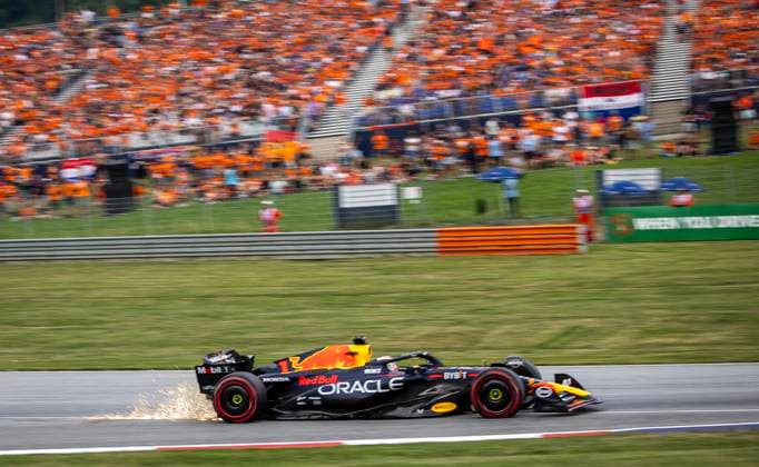 FORMULA 1 - GP of Austria 2023 SPIELBERG,AUSTRIA,30.JUN.23 - MOTORSPORTS, FORMULA 1 - Grand Prix of Austria, Red Bull Ring, practice and qualifying. Image shows Max Verstappen (NED Red Bull Racing).  GEPAxpictures xWolfgangxJannach