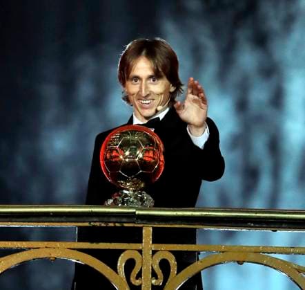 Ballon d Or Ceremony - Paris Luka Modric during the Ballon d Or ceremony at Le Grand Palais on December 3, 2018 in Paris, France. Photo by L?Equipe ABACAPRESS.COM Paris GRAND PALAIS France  Copyright: xABACAx 662068_010 ABACAx 662068_010