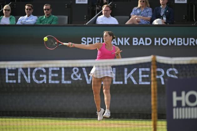 30 06 2023, xbrx, tennis bad homburg open wta 250, emspor, v l navarro, emma usa , plays the ball, focused, concentrated bad homburg