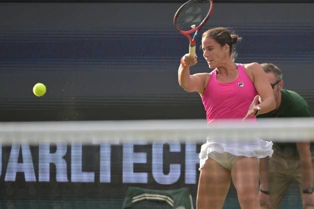 30 06 2023, xbrx, tennis bad homburg open wta 250, emspor, v l navarro, emma usa , plays the ball, focused, concentrated bad homburg