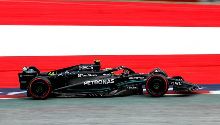 44 Lewis Hamilton GBR, Mercedes AMG Petronas F1 Team , F1 Grand Prix of Austria at Red Bull Ring on June 30, 2023 in Spielberg, Austria Photo by HOCH ZWEI Spielberg Austria