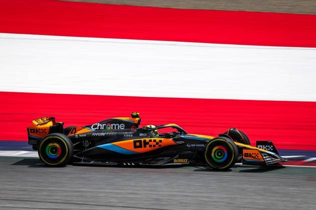 4 Lando Norris GBR, McLaren F1 Team , F1 Grand Prix of Austria at Red Bull Ring on June 30, 2023 in Spielberg, Austria Photo by HOCH ZWEI Spielberg Austria