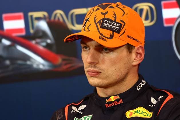 F1 Austrian Grand Prix 2023 Practice And Qualifying Max Verstappen of Red Bull Racing during press conference, PK, Pressekonferenz after qualifying ahead of the Formula 1 Austrian Grand Prix at Red Bull Ring in Spielberg, Austria on June 30, 2023. Spielberg Austria  Copyright: xJakubxPorzyckix originalFilename:porzycki-f1austri230630_npJTV.jpg
