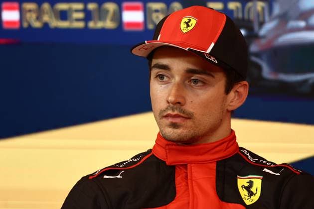 F1 Austrian Grand Prix 2023 Practice And Qualifying Charles Leclerc of Ferrari during press conference, PK, Pressekonferenz after qualifying ahead of the Formula 1 Austrian Grand Prix at Red Bull Ring in Spielberg, Austria on June 30, 2023. Spielberg Austria  Copyright: xJakubxPorzyckix originalFilename:porzycki-f1austri230630_npmVm.jpg