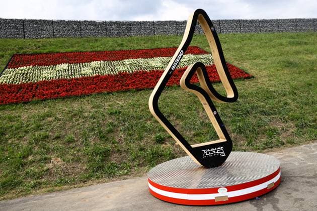 F1 Austrian Grand Prix 2023 Practice And Qualifying A statue during qualifying ahead of the Formula 1 Austrian Grand Prix at Red Bull Ring in Spielberg, Austria on June 30, 2023. Spielberg Austria  Copyright: xJakubxPorzyckix originalFilename:porzycki-f1austri230630_npxWf.jpg