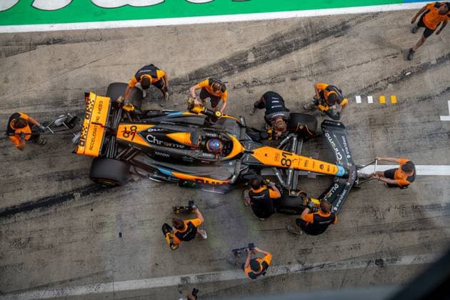 Sport Bilder des Tages SPIELBERG, AUSTRIA: Oscar Piastri, racing for the McLaren F1 team during the 2023 Formula 1 Austrian Grand Prix at the Red Bull Ring in Spielberg, Austria
