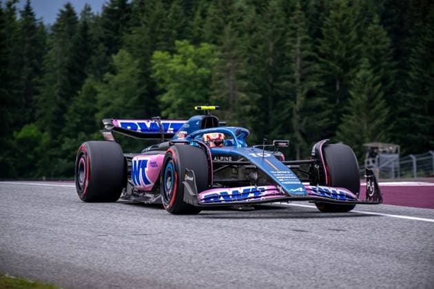 SPIELBERG, AUSTRIA: Pierre Gasly, racing for the Alpine team during the 2023 Formula 1 Austrian Grand Prix at the Red Bull Ring in Spielberg, Austria