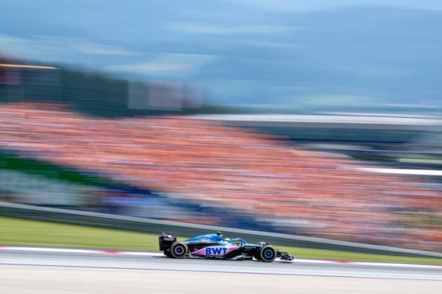 SPIELBERG, AUSTRIA: Pierre Gasly, racing for the Alpine team during the 2023 Formula 1 Austrian Grand Prix at the Red Bull Ring in Spielberg, Austria